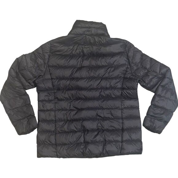 Womens Uniqlo Puffer Jacket Size XXL Black Down Full Zip Lightweight Packable - Picture 2 of 4